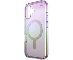 Speck Presidio2 Lux MagSafe – dėklas, skirtas iPhone 16 (nuostabiai violetinė / skaidrus)