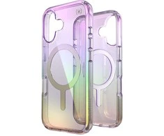 Speck Presidio2 Lux MagSafe – dėklas, skirtas iPhone 16 (nuostabiai violetinė / skaidrus)