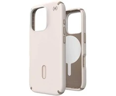 Speck Presidio2 Pro ClickLock &amp; MagSafe – iPhone 16 Pro dėklas (balintas kaulas / „Heirloom Gold“ / Hazel Brown)
