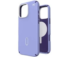 Speck Presidio2 Pro ClickLock &amp; MagSafe – dėklas, skirtas iPhone 16 Pro Max (ateities levandų spalva / Cassis violetinė / balta)