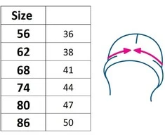 Spring Baby Cap New Baby Special One Baltas, dydis 74 (6-9m), 74 (6-9m)