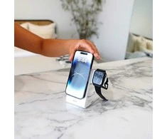 STM ChargeTree MAG – mobilusis belaidis įkroviklis „trys viename“ su „MagSafe“ (baltas)