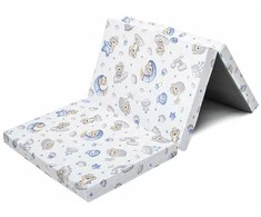 Sulankstomas čiužinys lovelei New Baby STANDARD 120x60x5 cm koala mėlynas