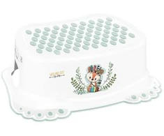 Tega Vaikiška neslystanti kėdutė vonios kambariui Wild &amp; Free Fox balta