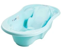 Tega Kūdikio anatominė profiliuota vonia su snapeliu KOMFORT 2in1 turquoise