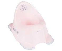 Tega Žaidžiantis kūdikių puodukas neslystantis Bunny pink