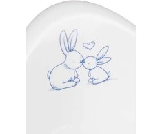 Tega Žaidžia kūdikio puoduką Bunny baltas