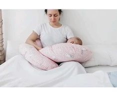 New Baby Universali žindymo pagalvė C formos, kapučino spalvos, 285 x 16