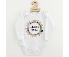 Vaikams spausdintas kūnas New Baby ...kūdikių žemė..., 74 (6-9m)