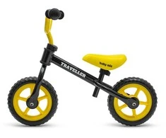 Vaikiškas balansinis dviratis Baby Mix Traveler juodas