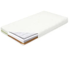 Vaikiškas čiužinys New Baby CLASSY 120x60x11 cm grikių putos-kokoso Aloe Vera