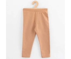 Vaikiškos sportinės kelnės antblauzdžiai New Baby Kindergarten smėlio spalvos, 128/134