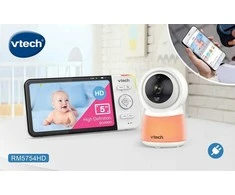 Vaizdo kūdikių monitorius LCD + kamera Vtech RM5754 HD