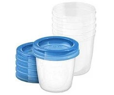 Philips Via puodelių rinkinys su dangteliu Avent 180 ml - 5 vnt