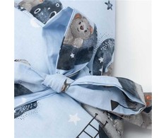 Vokelis kūdikiui New Baby Teddy meškiukas erdvėje 80x80 cm