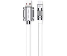 WEKOME WDC-186 Wingle Series – USB-A–USB-C greito įkrovimo jungties laidas, 1 m (baltas)