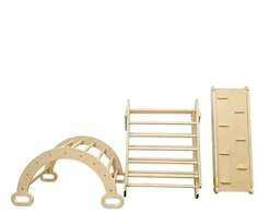 Wooden Montessori / Pikler Climbing Set Baby Mix