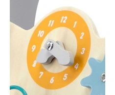 Viga Toys Vaikiškas Edukacinis Pchachas - Medinis Kelių Žaislas su Formų Atitikimo Funkcija