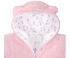 Žieminis kombinezonas New Baby Nice Bear rožinis, 68 (4-6m), 68 (4-6m) dydis