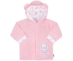 Žieminis paltas New Baby Nice Bear rožinis, 86 (12-18m), 86 (12-18m) dydis