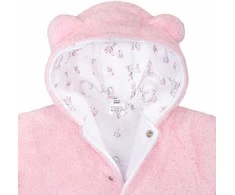 Žieminis paltas New Baby Nice Bear rožinis, dydis 80 (9-12m), 80 (9-12m)