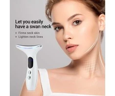 Veido kaklo masažuoklis Neck beauty device, baltas