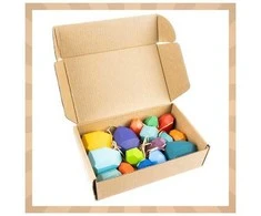 Stones/wooden blocks - 16 pcs Kruzzel 26323