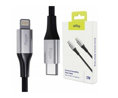 Allity Sp. z o.o. "Allity" kabelis AUC-01 USB-C - "Lightning" 1,0 m 27W juodas