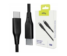 Allity Sp. z o.o. "Allity" kabelis AUC-02 USB-C - USB-C 1,0 m 100W juodas