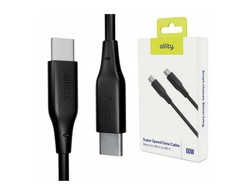 Allity Sp. z o.o. "Allity" kabelis AUC-02 USB-C - USB-C 1.0 m 60W juodas