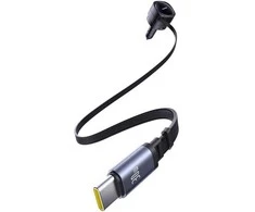 "Baseus PD" automobilinis įkroviklis 2x USB prievadas 90W, juodas