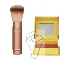 Benefit Cheek-End Getaway Set rinkinys (Shellie Blush skaistalai,6 g + Multitasking Cheek šepetėlis)
