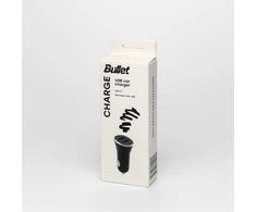 „Bullet“ automobilinis įkroviklis USB 2,4A+2,4A