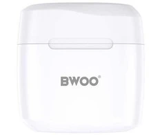 BWOO belaidės TWS ausinės BW94-WH baltos spalvos