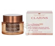 Clarins Extra Firming Night Kreminis atkuriamasis naktinis veido kremas sausai odai, 50 ml
