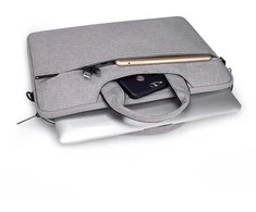 Devia nešiojamo kompiuterio krepšys / MacBook handbag Justyle 15,4'' pilkos spalvos