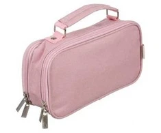 Double extendable pencil case - pink Maaleo 24517