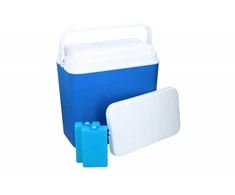 EDCO Elektrinis kelioninis šaldytuvas + 2 šaldymo elementai 400 ml