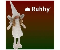 Fairy - Christmas figurine baltas Ruhhy 22342