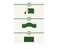 Gardlov Fencing tape 19cmx35m 450g/m2 žalias 23699