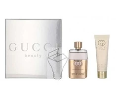Rinkinys „Gucci“: „Guilty“ tualetinis vanduo moterims, 50 ml + „Guilty“ drėkinamasis losjonas kūnui, 50 ml