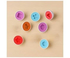 Dėlionė Iso Trade Puzzle - eggs set of 12 pcs. 26653