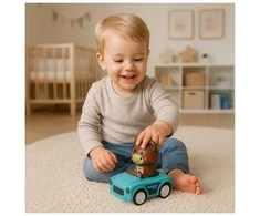 Iso Trade sensorinis žaislas - gyvūnų automobiliai 26728