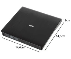 Išorinis diskas + CD/DVD įrašymo įrenginys Izoxis 26083
