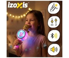 Izoxis 27048 Rožinė Wireless Karaoke Microphone