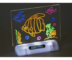 Jokomisiada 3D Drawing Board with LED apšvietimas + Markers and Glasses TA0115