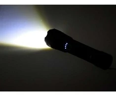 Jokomisiada Galingas USB įkraunamas LED žibintuvėlis, atsparus vandeniui SP0799