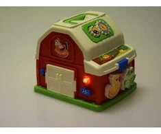 Jokomisiada Interactive educational house farm blocks animal sounds sorter ZA5956