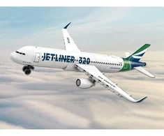 Jokomisiada Construction blocks Jetliner 320 passenger modelis airplane 133 pieces ZA5678