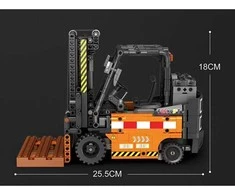 Jokomisiada Construction blocks Remote-controlled FORKLIFT, mobile, 722 pieces, ZA5796